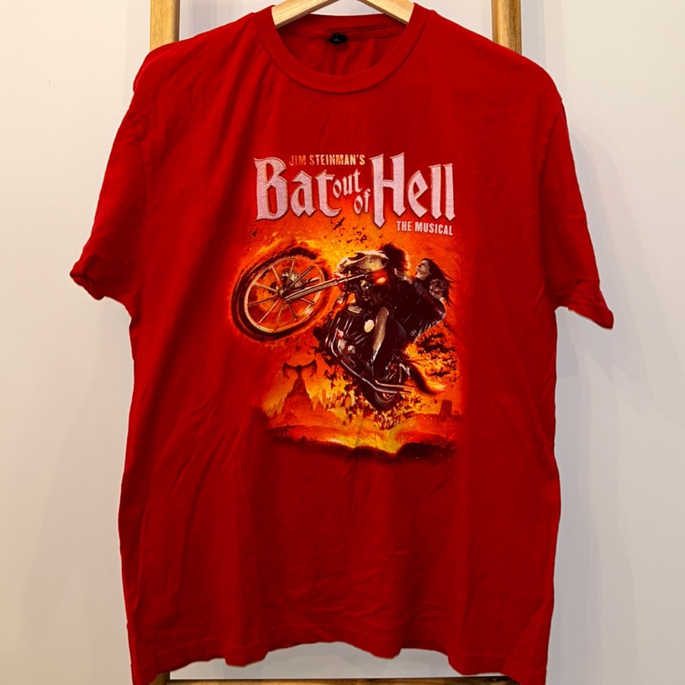 Jim Steinman Bat out of Hell The Musical T Shirt Size Large